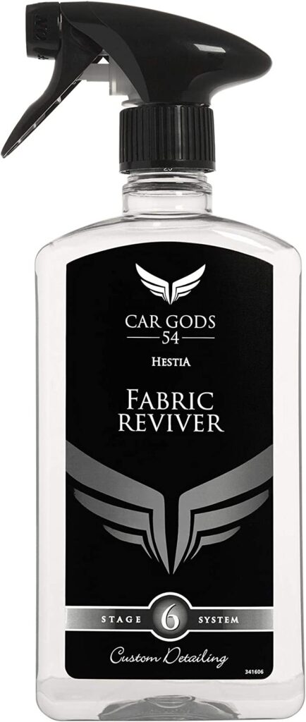 Car Gods fabric reviver best car upholstery cleaner